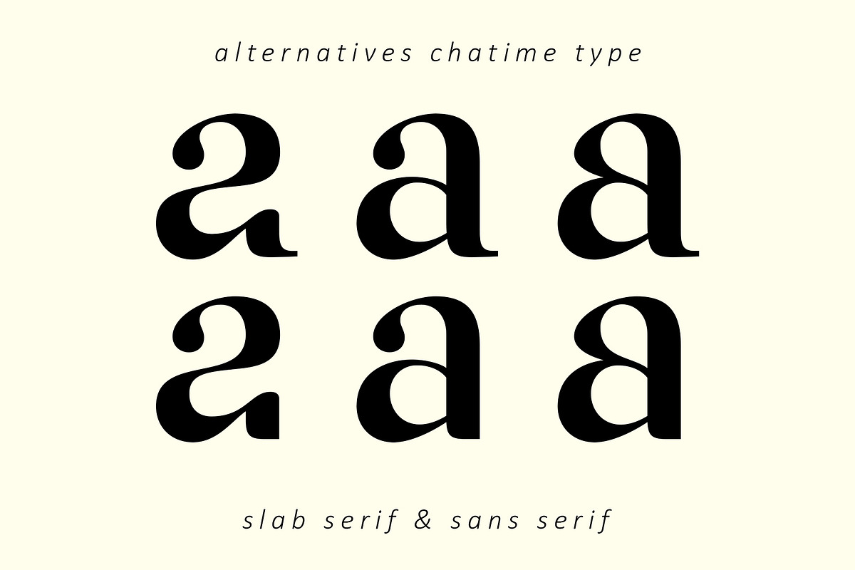 chatime - a bold ligature font, a Serif Font by NYDESIGN (Photo 3 of 11)