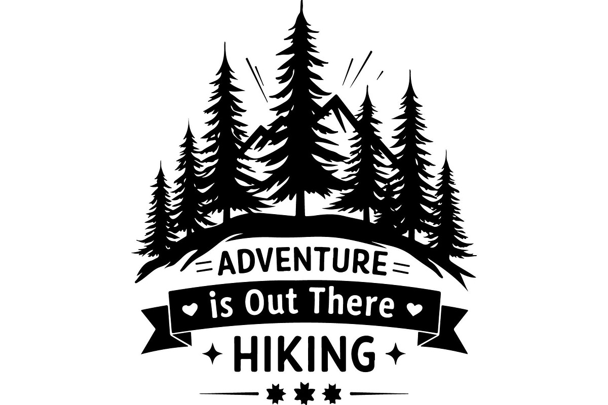 Hiking T-Shirt Quote Bundle, an Object Graphic by jahid234 (Photo 7 of 11)