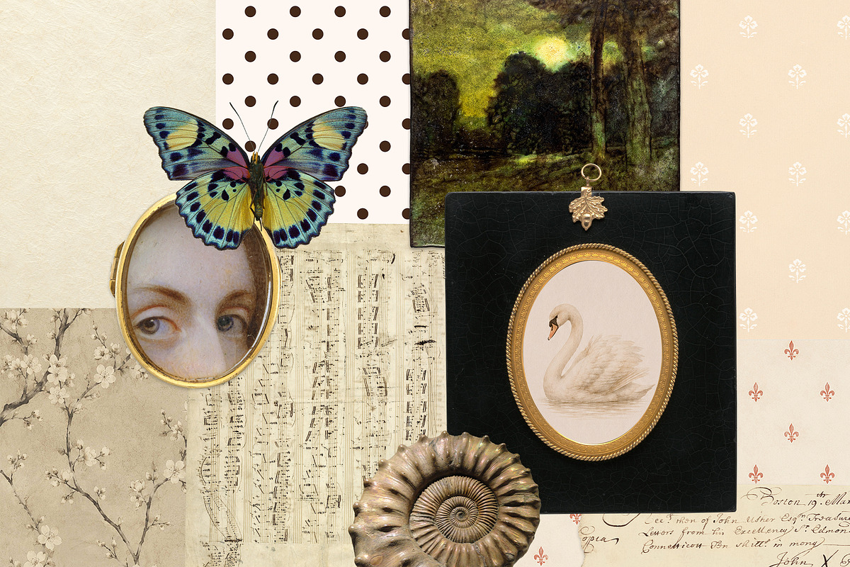 Victorian Keepsakes Ephemera Atelier, a Background Graphic by Lidberia (Photo 11 of 16)