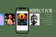 150 Spiritual Buddha Illustrations, a Decorative Illustration by Incomelion (Thumbnail 20 of 21)