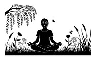 50 Garden Frame Silhouette Bundle, an Illustration by musafir_fashion (Thumbnail 32 of 51)
