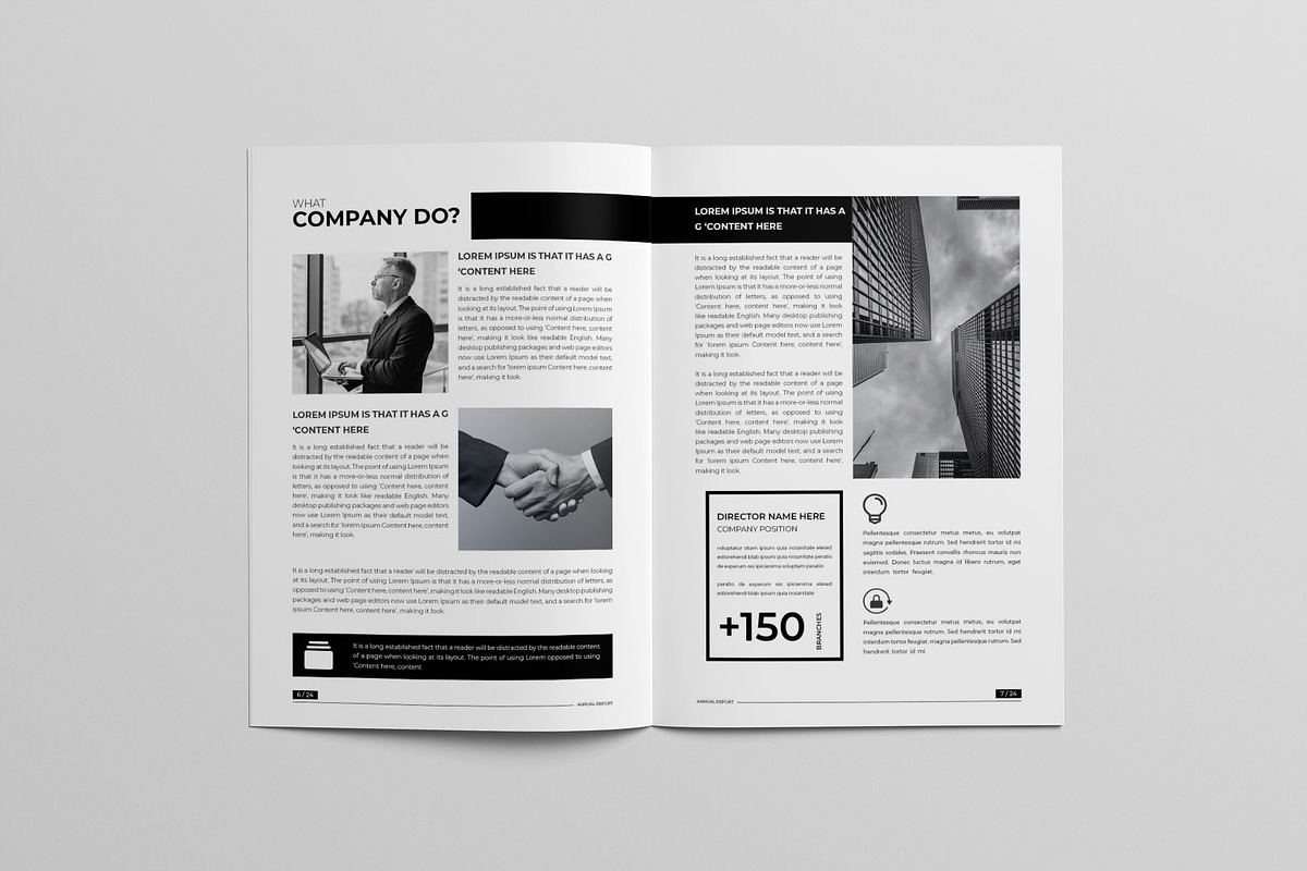 Architecture Annual Report, a Brochure Template by New Lines (Photo 10 of 10)