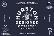 HURSTON TYPE, a Font by SON OF THIRTEEN (Thumbnail 1 of 6)