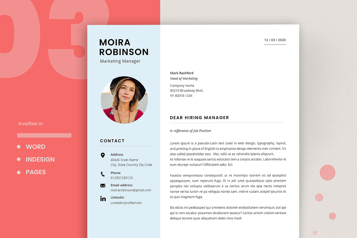 Resume Template for Word, a Resume Template by Astut (Photo 3 of 5)