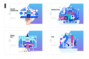 Company website vector Illustrations, a Work Illustration by Grivina's shop (Thumbnail 13 of 25)