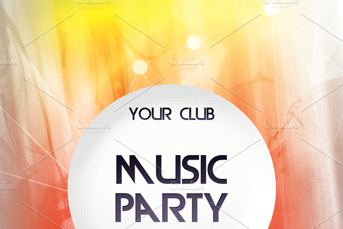 Abstract Flyer / Poster, a Flyer Template by Krukowski Graphics (Photo 2 of 2)