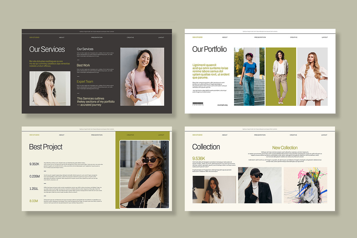 Portfolio Presentation Template, a Presentation Template by MightyDesign (Photo 4 of 8)