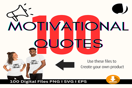 100 Inspirational Quote-Bundle