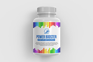 Supplement Nutrition Bottle Mockups