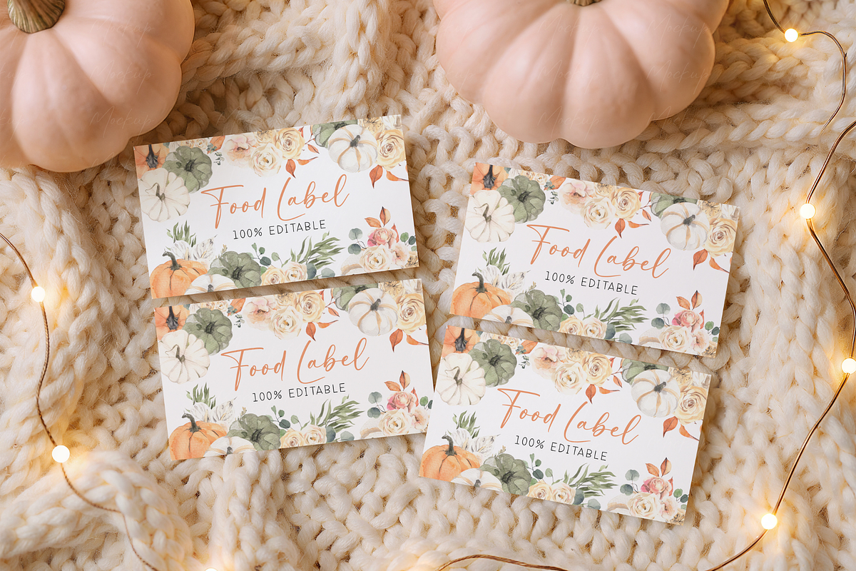 Autumn Aesthetic Card Mockup, a Product Mockup by TatiMockup (Photo 5 of 5)