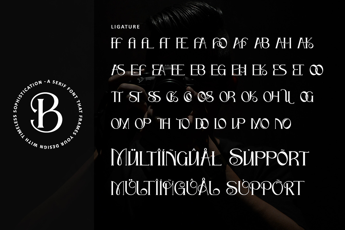 Shutter Photography, a Serif Font by Letterara (Photo 9 of 12)