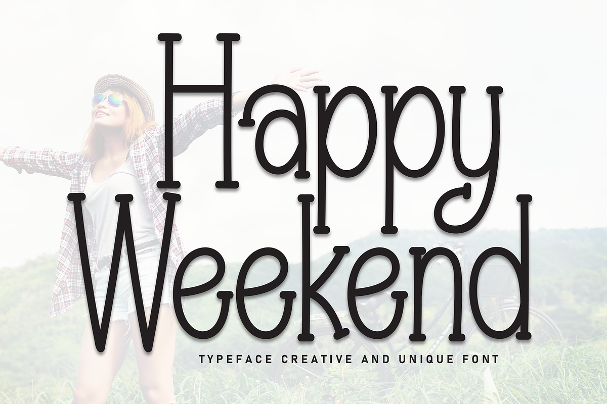 Happy Weekend | Script Font, a Script Font by Scratchones (Photo 1 of 8)