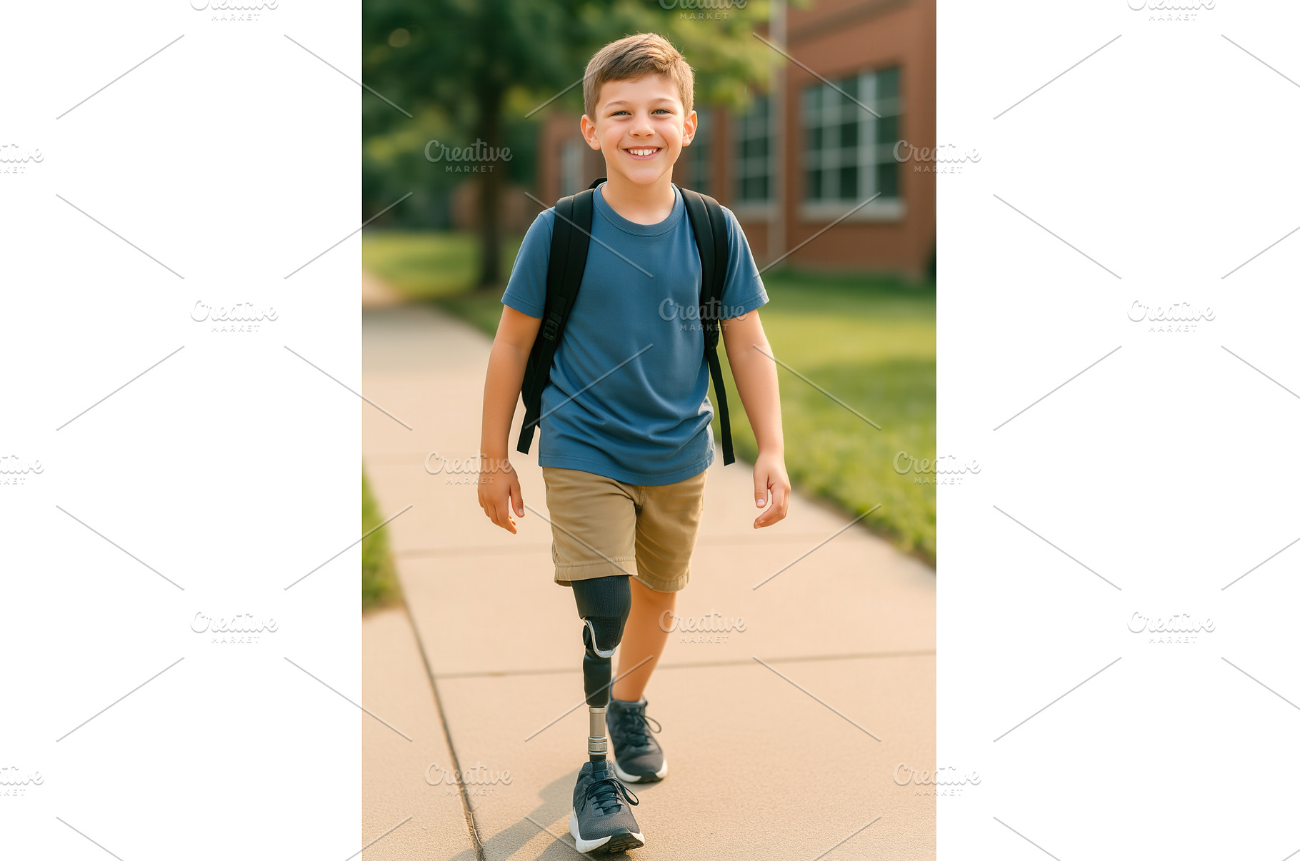 Young Caucasian boy with a, a School & Education Photo by Sergey Kotenev