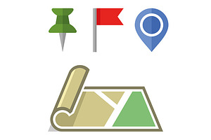 Map And Location Icons