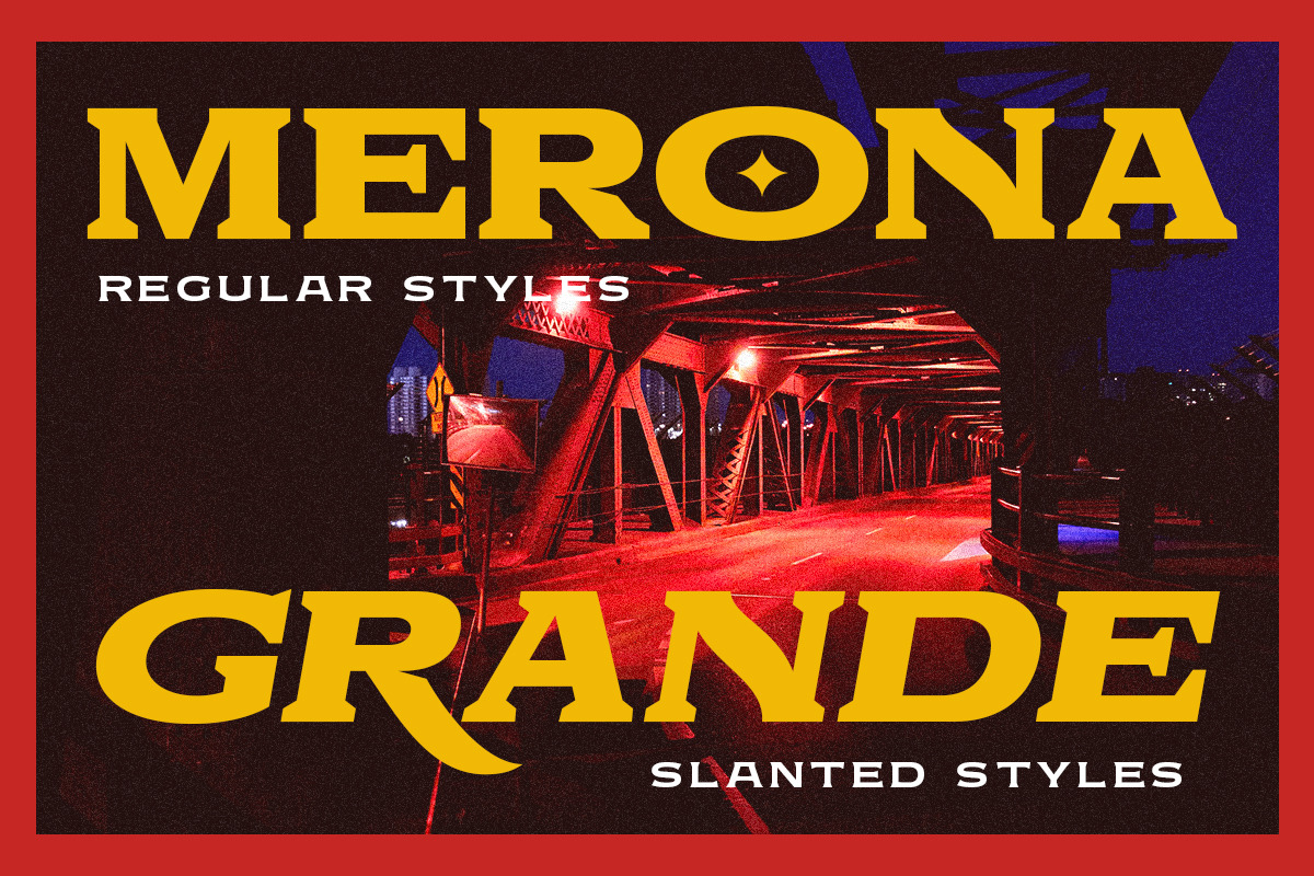 Marona Grande Display, a Slab Serif Font by Letterhend Studio (Photo 5 of 8)