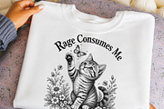 Rage Consumes Me PNG, a Seasonal Illustration by DreamCafeArt (Thumbnail 6 of 6)