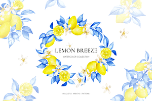 Lemon Breeze – Watercolor Collection