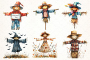 Scarecrow Clipart Autumn Fall PNG, an Illustration by Pixels.Craft (Thumbnail 2 of 7)