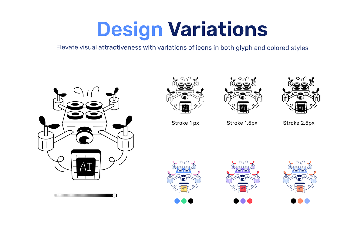 Set of AI Designs, a Duotone Icon by Vectors Market (Photo 4 of 15)