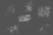 Silver Splatters Clipart, an Object Graphic by The Digital Download Shop (Thumbnail 7 of 9)