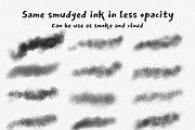Procreate Japanese ink brush&stamps, a Brush Add-On by ProcreateiBox (Thumbnail 7 of 11)