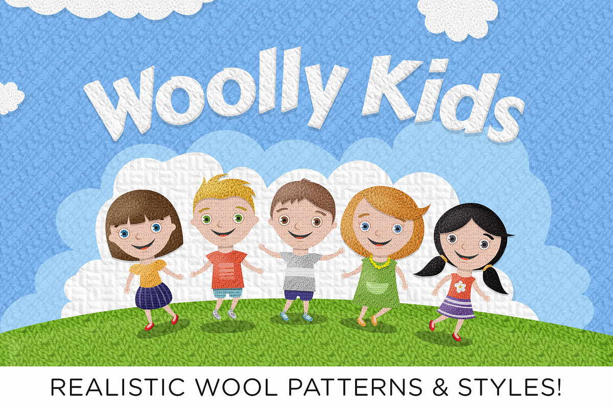 Woolly Design Kit - 65 Textures preview 8