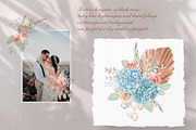 Blue Hydrangea & Blush Rose Wedding, a Decorative Illustration by Catch the Dream Art (Thumbnail 2 of 14)