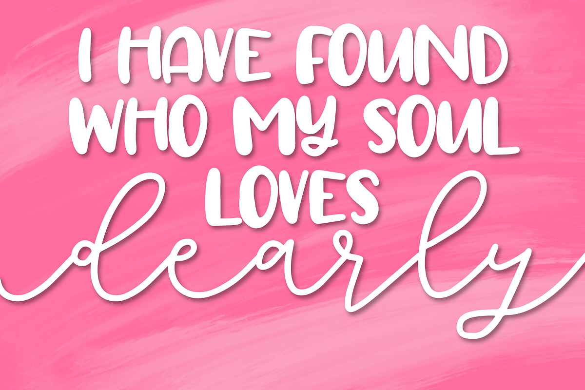 Totally Lovely - A Font Pair preview 5
