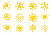 Doodle sun icons set #2, an Icon by mcherevan (Thumbnail 1 of 2)