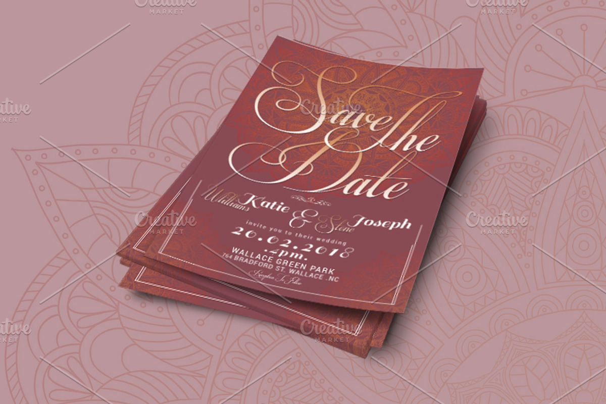 Wedding Invitation, a Card Template by Tiaga (Photo 2 of 3)