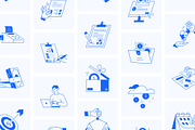 100 Animated Business Icons, an Outline Icon by Vectors Market (Thumbnail 3 of 5)