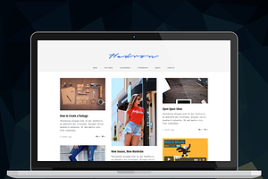 Hadron - Responsive Grid Blog Theme