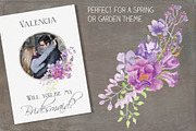 Mixed purple flower floral sprays, a Work Illustration by fashionaddict (Thumbnail 5 of 5)