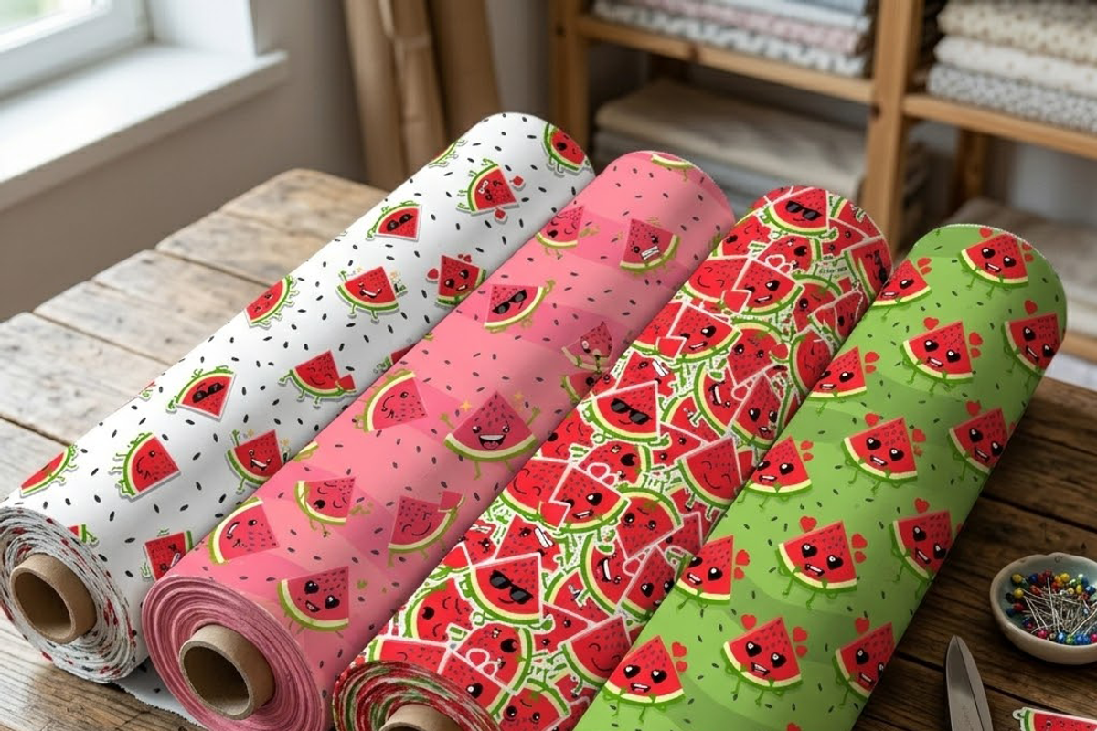 Watermelon Stickers & Patterns Pack, a Pattern Graphic by BabySofja (Photo 6 of 6)