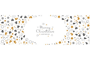Merry Christmas Minimal Banner, a Templates & Theme by alexdndz