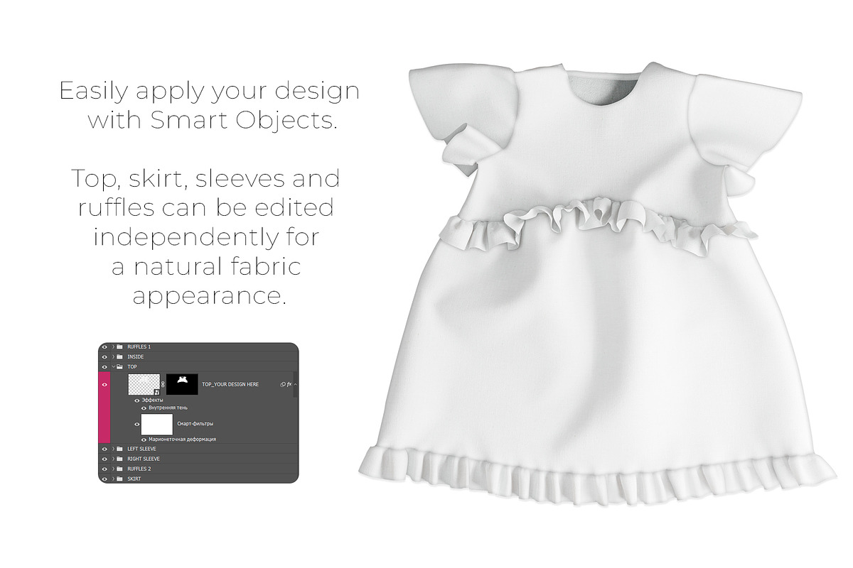 Kids Dress Mockup Dehlia, a Shirt Mockup by Eves_Aquadreams (Photo 2 of 6)