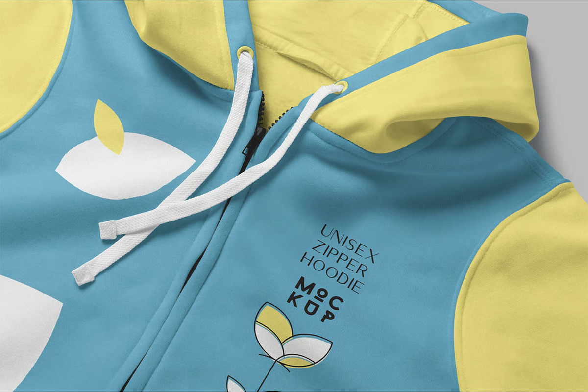 Unisex Zipper Hoodie Mockups, a Hoody Mockup by megostudi0 (Photo 2 of 6)