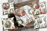 Vintage Christmas Seamless Pattern, a Pattern Graphic by Sian Elizabeth Designs (Thumbnail 3 of 7)