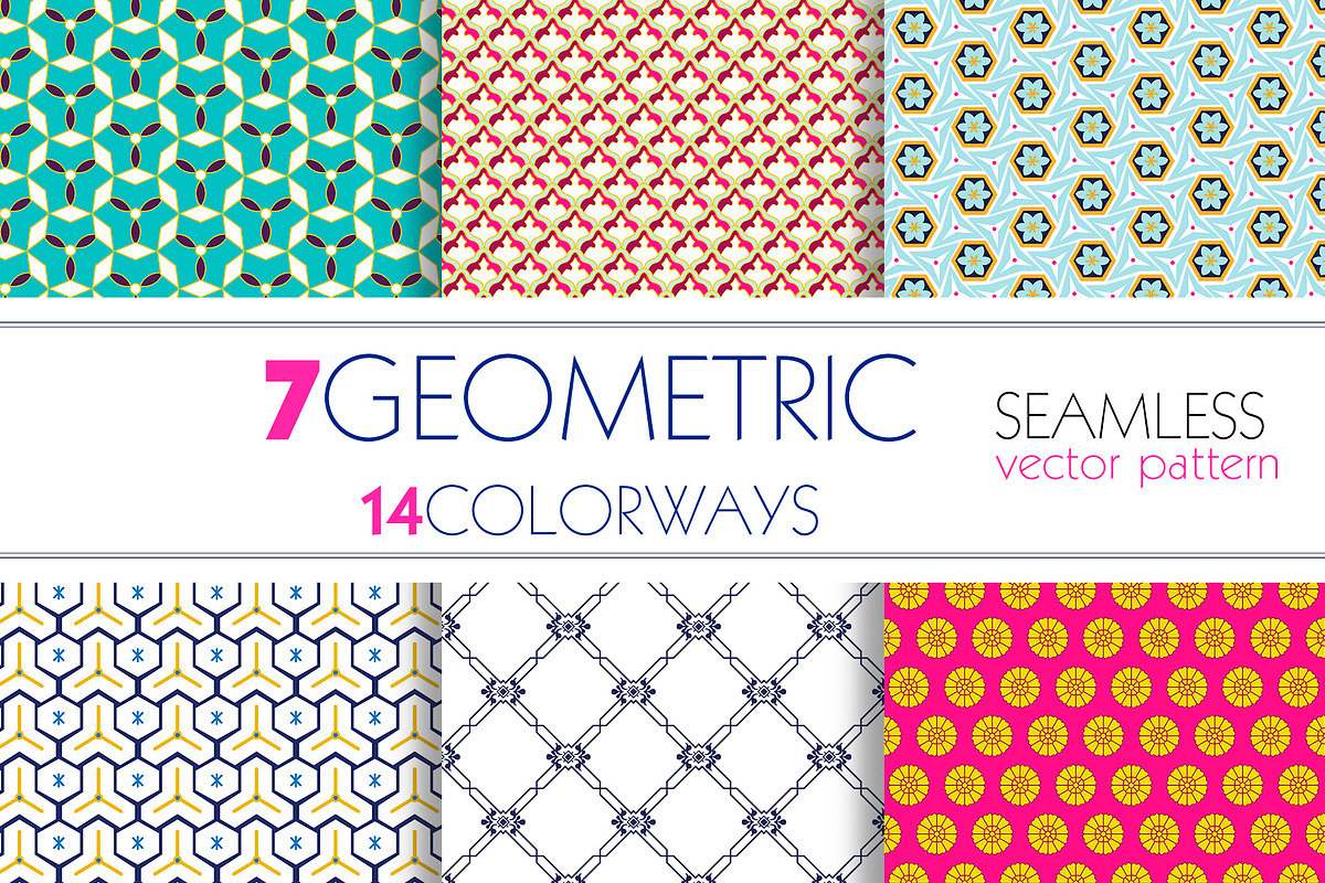Vector Seamless Geo-Pattern, a Texture Graphic by TSTUDIO