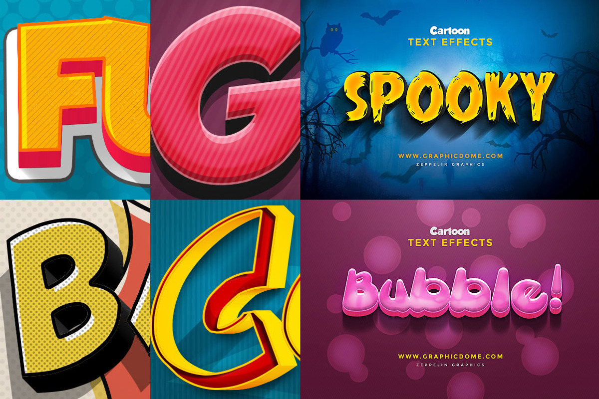 150 3D Text Effects for Photoshop, a Brushes & More by Graphicdome (Photo 21 of 71)
