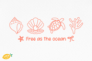 Hand Drawn Summer SVG Bundle, a Seasonal Illustration by LemonDesign (Thumbnail 6 of 14)