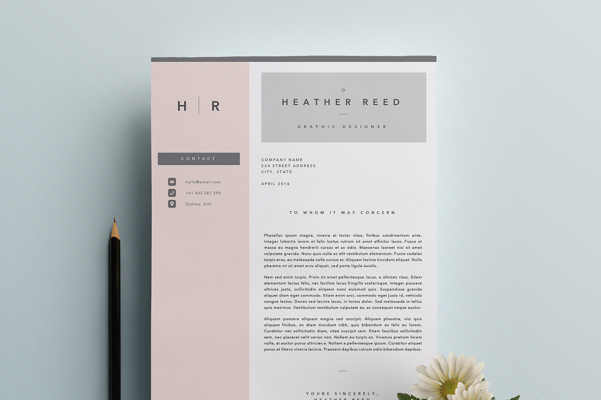 Resume Template 3 Page | CV Template, a Resume Template by The Template Depot (Photo 3 of 5)