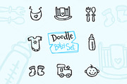 72 Doodle Elements Pack, an Icon by Trapezoid (Thumbnail 6 of 12)