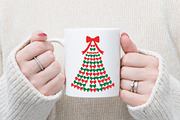 Coquette Bows Christmas Tree PNG, an Illustration by designcity5 (Thumbnail 3 of 8)