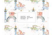 Dragon Nest Clouds Fantasy pattern, a Pattern Graphic by Milatoo (Thumbnail 3 of 3)