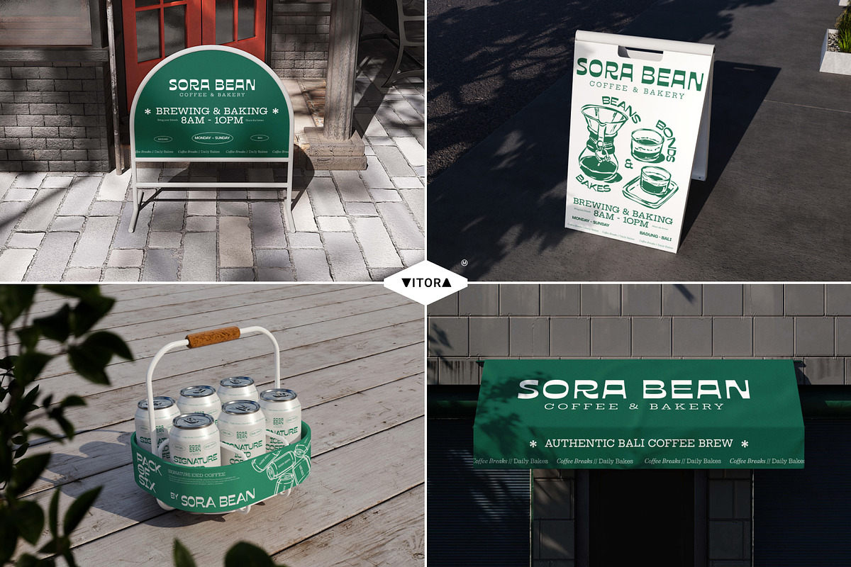 SORA BEAN - Coffee & Bakery Mockups, an Advertising Mockup by Vitora Mockup (Photo 8 of 11)