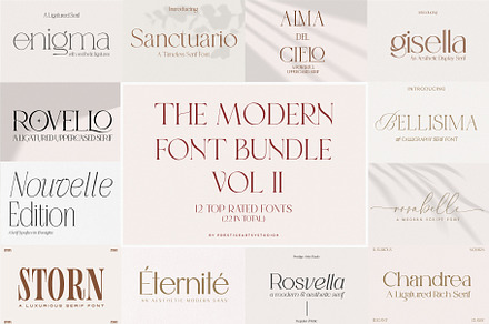 The Modern Font Bundle Vol 2, a Handwritten Font by Prestige Artsy Studio