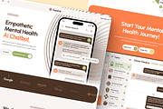 freud: AI Mental Health Website, a Landing Page Template by strangehelix.bio (Thumbnail 5 of 9)