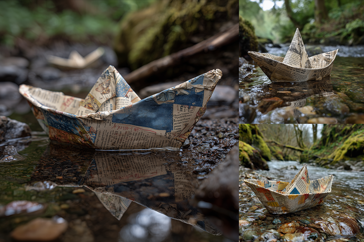 Paper Boats, an Abstract Photo by Picturesque Stories (Photo 2 of 4)
