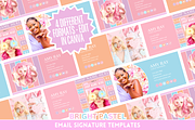 Pastel Email Signature Templates, an Email Template by SunshineStudioBoutique (Thumbnail 1 of 9)